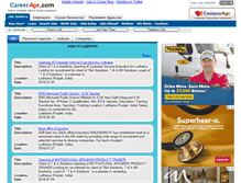 Tablet Screenshot of ludhiana.careerage.com