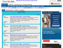 Tablet Screenshot of chennai.careerage.com